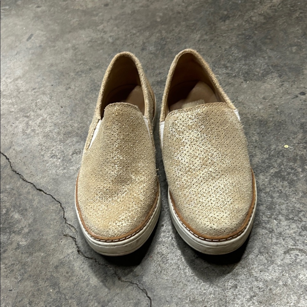 UGG Women's Cream Slip-On Loafers